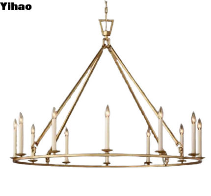 comprar 82-265 voltios Granero Granja Antiguo Vintage Lámpara colgante de latón Lámpara colgante 60 vatios fabricación en línea