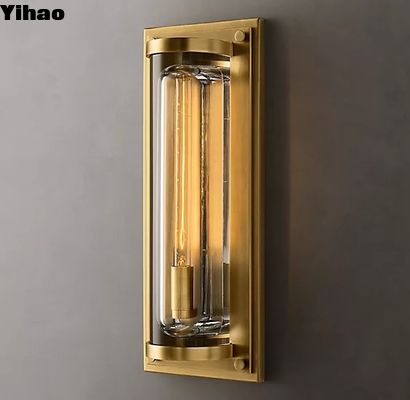 comprar Lámparas de pared decorativas de cristal con cableado Lámparas para el salón 8'*4'*20' fabricación en línea