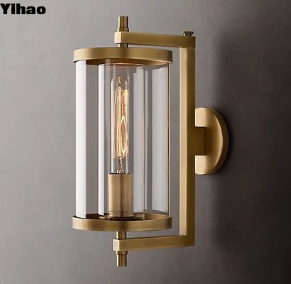 comprar Lámparas de pared decorativas de interiores luces con acabado de latón fabricación en línea