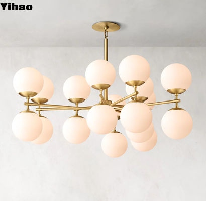 comprar Cristal RH Moderno Lustrero Chrome Finish 8 luces lámpara Taza fabricación en línea