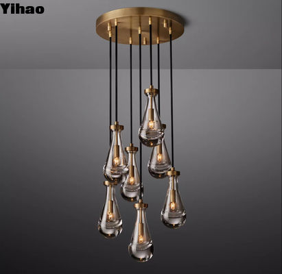 comprar Niquel RH Lustrero K9 Cristal de lluvia Lustrero redondo 18' fabricación en línea