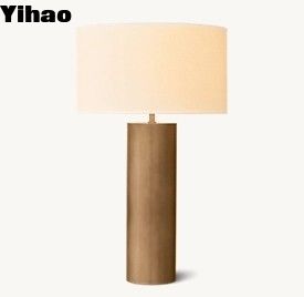 comprar Lámparas de mesa industriales de 60W E26 con base de latón sólido hecha a mano fabricación en línea