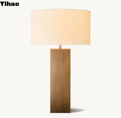 comprar Base de latón sólido 60W E26 Lámparas de mesa de dormitorio para mesas de noche fabricación en línea