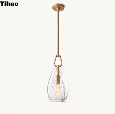 comprar Bronce cilindro colgante suspendido luz contemporánea LED botánico colgante de flauta fabricación en línea