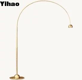comprar Incluye lámpara de suelo de latón de 110-120 V cableada fabricación en línea