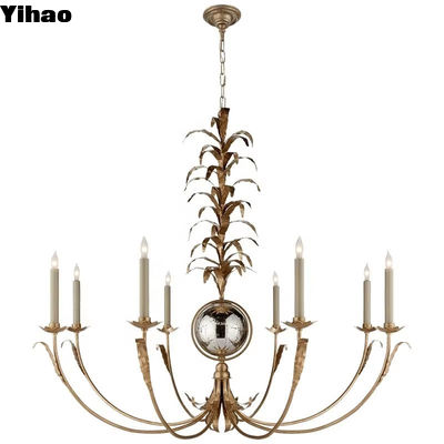 comprar Vintage techo montado candelabro Níquel/bronce/bronce con acabado personalizado fabricación en línea