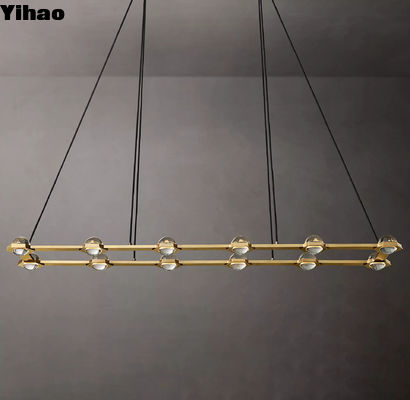 comprar 12 Cabezas Decorativo Rectangular Modern Candelabro para el salón interior fabricación en línea