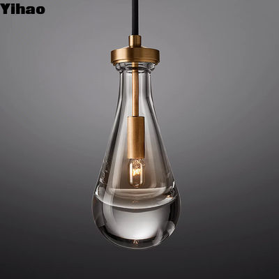 comprar 34*34*18cm Antigua lámpara de cuarto de latón quemado moderno con cuatro esferas de vidrio translúcidas fabricación en línea