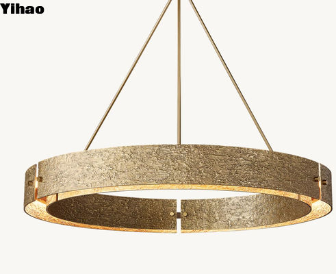comprar Elegante candelabro con techo de cristal montado en cromo pulido fabricación en línea