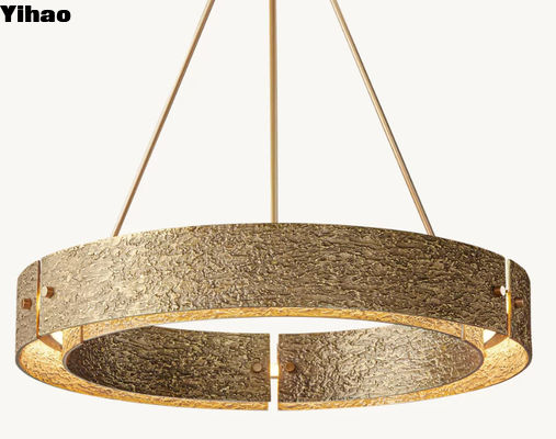 comprar 15 Kg de lámpara de cristal redonda con acabado cromado para el techo fabricación en línea
