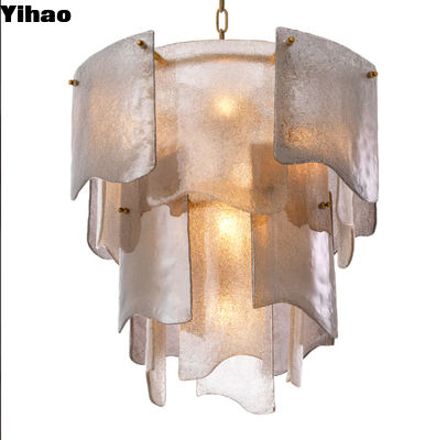 comprar Lámpara de candelabrador de cristal redondo de 15 kg para techos interiores fabricación en línea