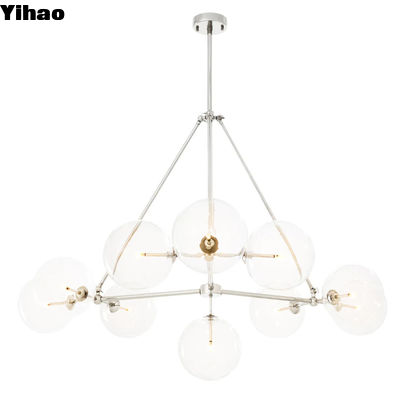 comprar Luces modernas de cristal de lujo, de techo LED, luces modernas para el salón fabricación en línea