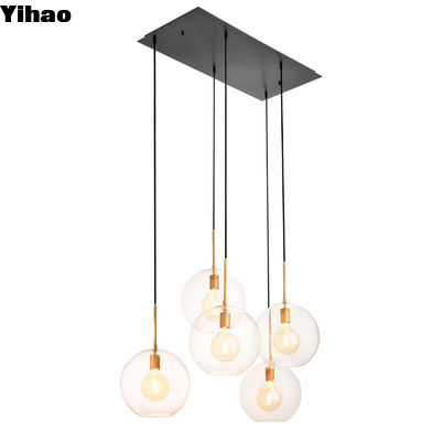 comprar Yihaowo 140CM Candelario de cristal de latón para iluminación de techo interior fabricación en línea