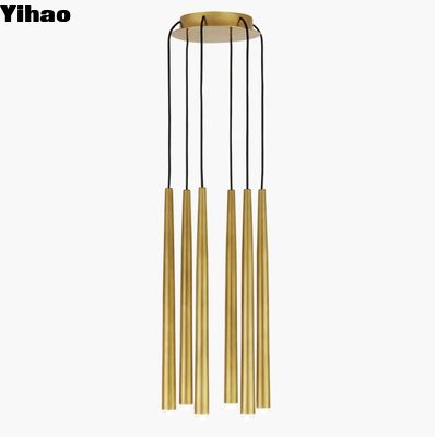comprar Visual Confort Pilón 6 Luz Lustrero 700TRSPPYL6 fabricación en línea