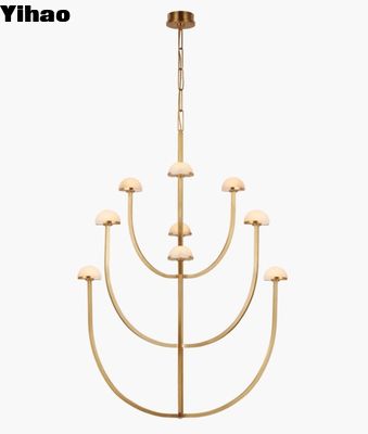 comprar KW 5622 Pedra X-Large Tres niveles de latón Cristal Lustrero Bronce / níquel pulido / latón antiguo quemado fabricación en línea