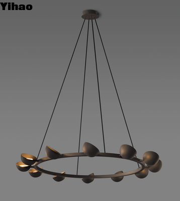 comprar Candelabro de latón de 12 luces con altura ajustable para la decoración moderna del hogar fabricación en línea