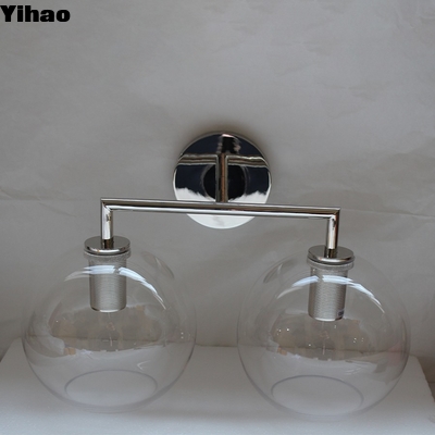 comprar Modern Brass LED Wall Lamp with Glass Shade Warm White fabricación en línea