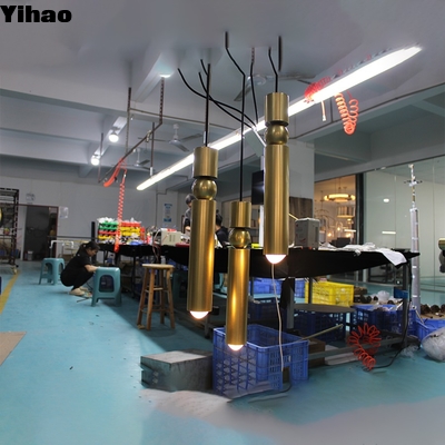 comprar Brass Frame Industrial Pendant Light with Crystal Shade E12 Base fabricación en línea