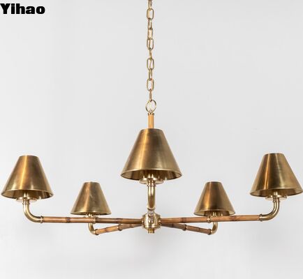 comprar American Brass Modern Retro Designer Pendant Light con control inalámbrico de altura ajustable y vida útil de 50000 horas fabricación en línea