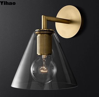 Lámparas de pared de barnizado barnizado acabado Sconce de interior moderno tornillo en