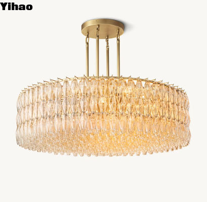 62' Sala de comedor Cristal candelabros modernos 85-265 voltios