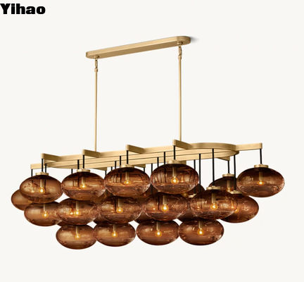 72' estilo industrial Antiguo candelabro de latón 110V-240V