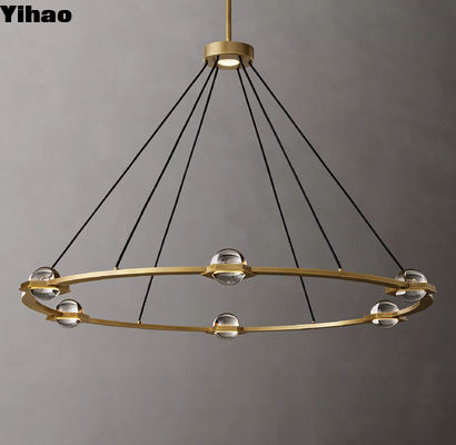 Villa Sala de estar Cristal lámpara de antorcha con opciones de personalización y montaje requerido