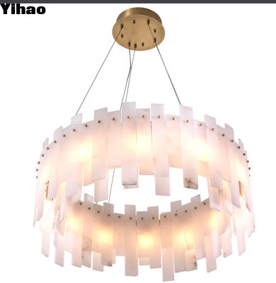Villa Decorativa Lámpara colgante Lustrero para el salón Comedor Dormitorio Diseño de techo circular Lustrero moderno