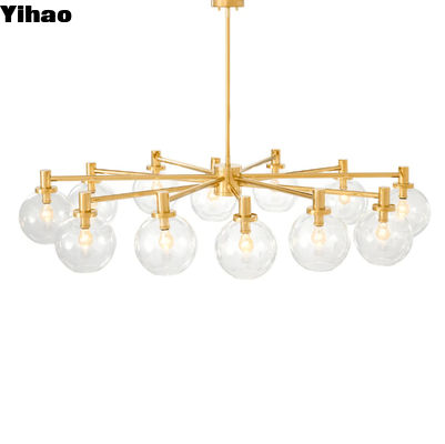 Opciones de personalización de candelabros modernos para interiores Material adecuado para sala de estar