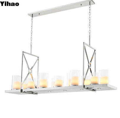 Decoración de lujo contemporáneo candelabro colgante para mesa de comedor sala de estar dormitorio casa