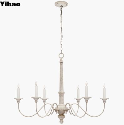 S 5211 País Candelabro pequeño Belga de acabado blanco 26.75 