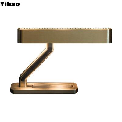Lámpara de mesa moderna de Yihao con luz blanca cálida de 3500K y control remoto para decoración junto a la cama