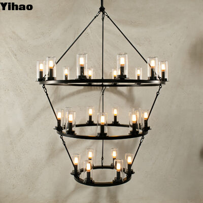 Luz de suspensión de cuerpo de latón con LED blanco cálido de 3500K y garantía de 5 años para el techo del comedor