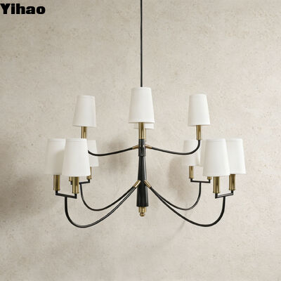 Luz de cuerpo de bronce con LED blanco cálido de 3500K y garantía de 5 años para la iluminación suspendida del comedor