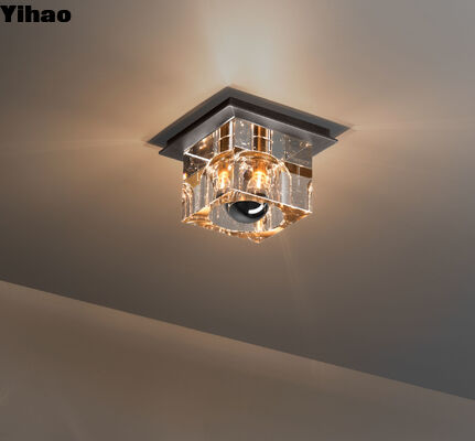 Modern Luxury Adjustable Altura de latón LED Cristal colgante de luz con función de atenuación para el salón