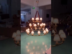 Centrarse en la producción de accesorios de iluminación de latón personalizados